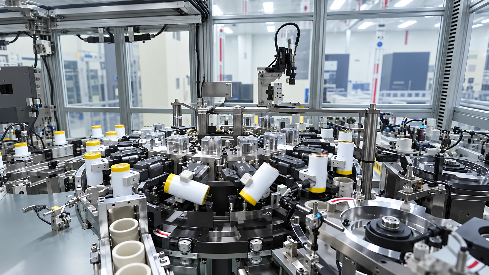 AI-generated battery production equipment illustration 3